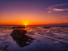 Sunset over Long Island and Horse Island