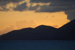Sunset Over Tortola